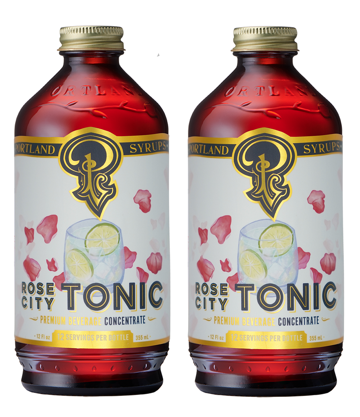 rose city tonic concentrate two-pack by portland syrups