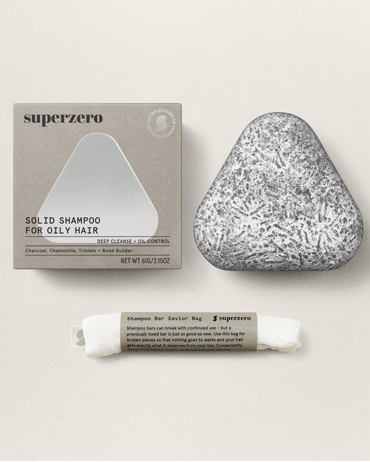 Deep Clean & Oil Control Shampoo Bar for Oily Hair & Scalp by superzero