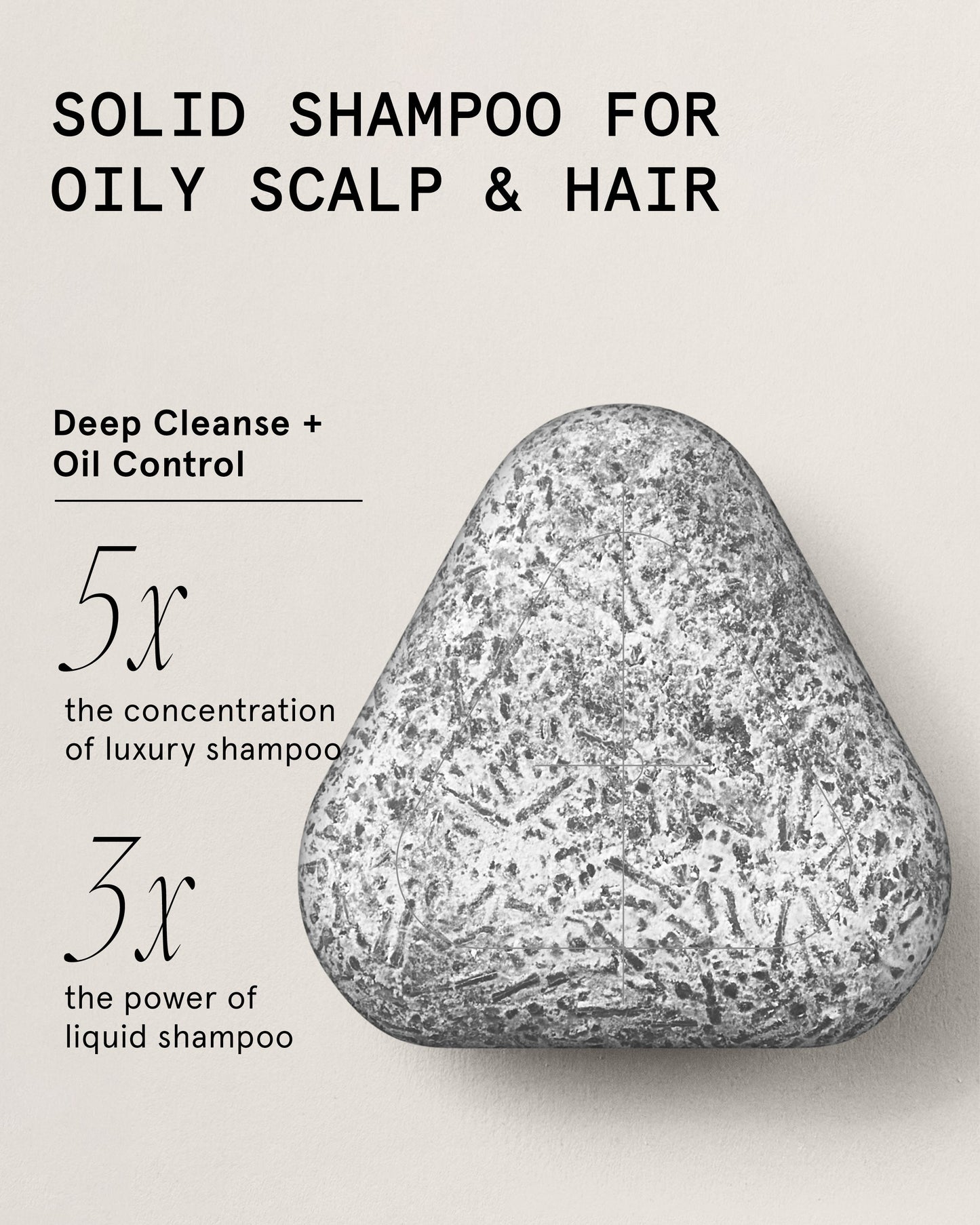 deep clean & oil control shampoo bar for oily hair & scalp by superzero