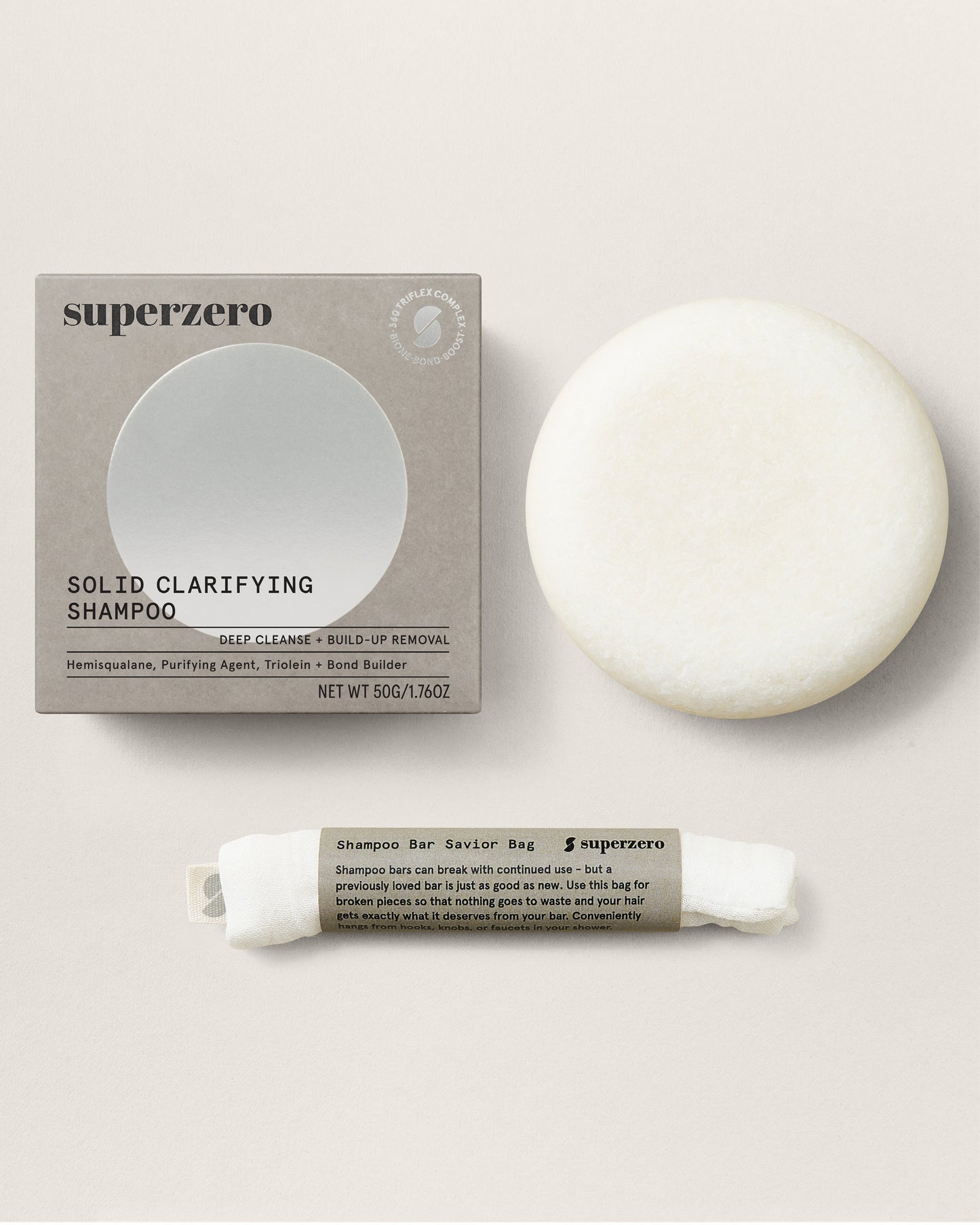 clarifying shampoo bar by superzero