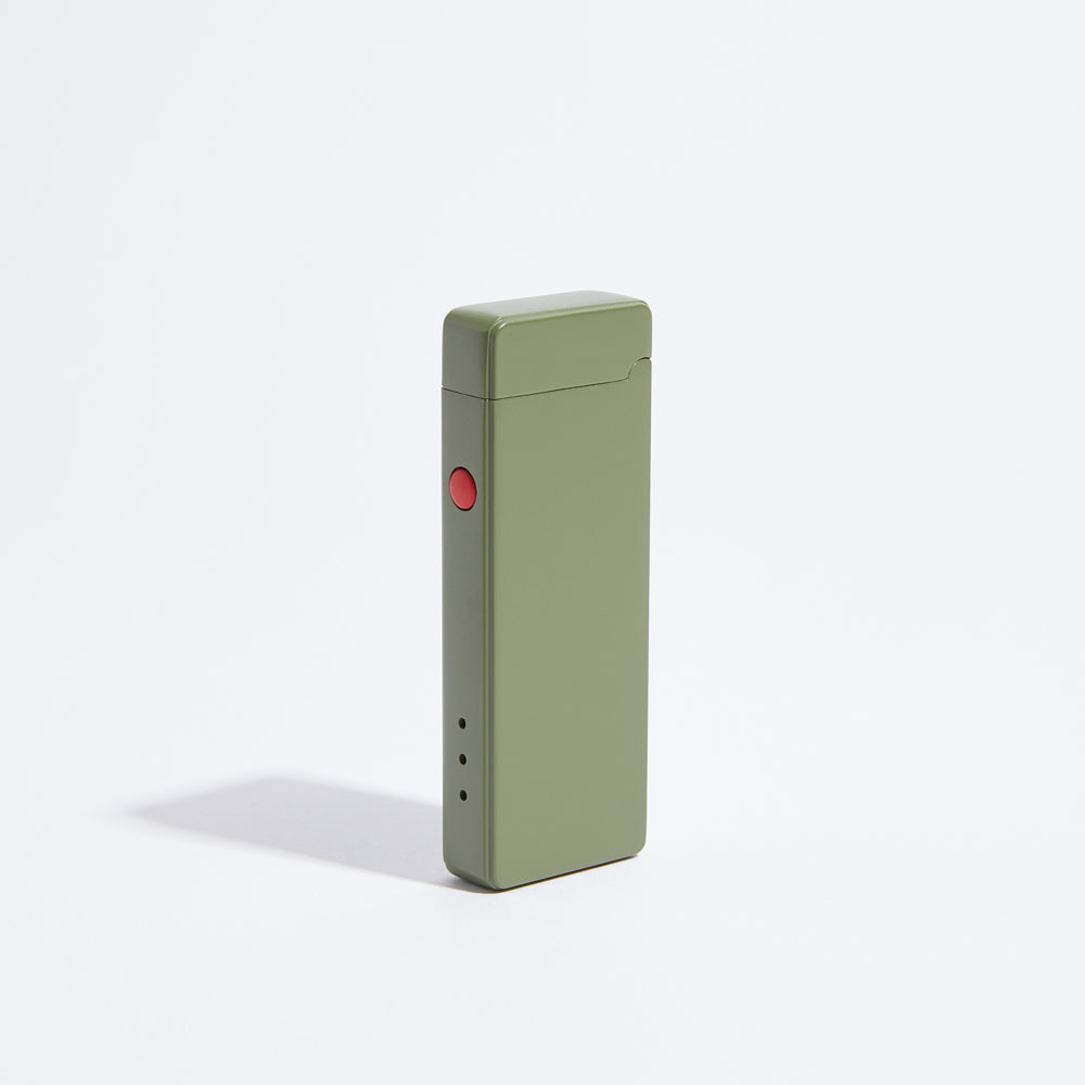 slim - olive green by the usb lighter company