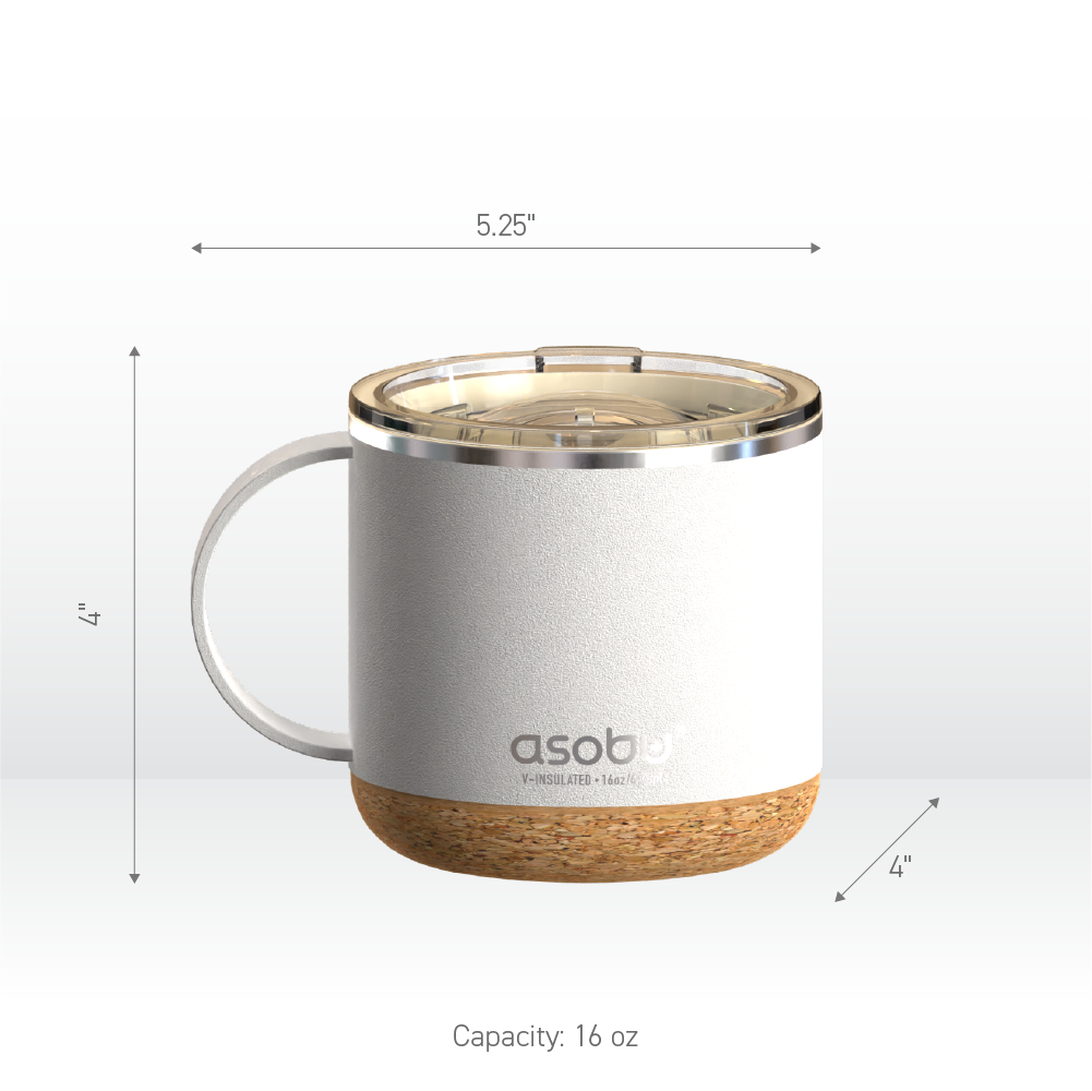 white infinite mug by asobu®