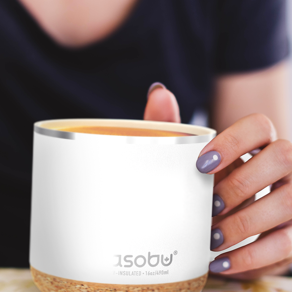 white infinite mug by asobu®