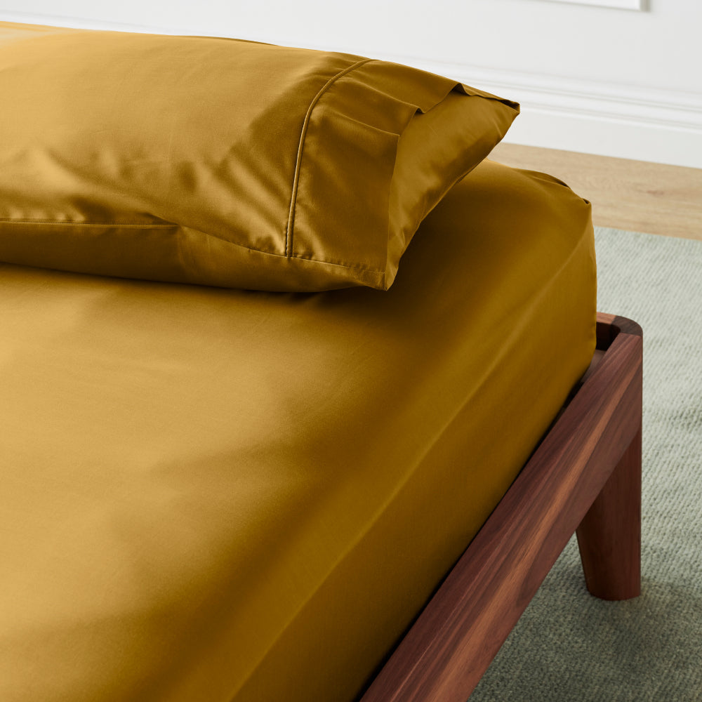 signature sateen fitted sheet by ettitude