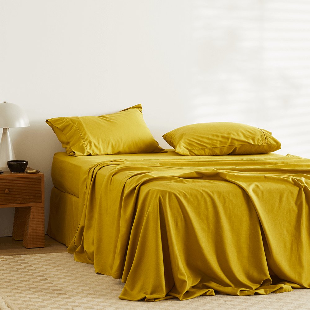 linen+ sheet set by ettitude