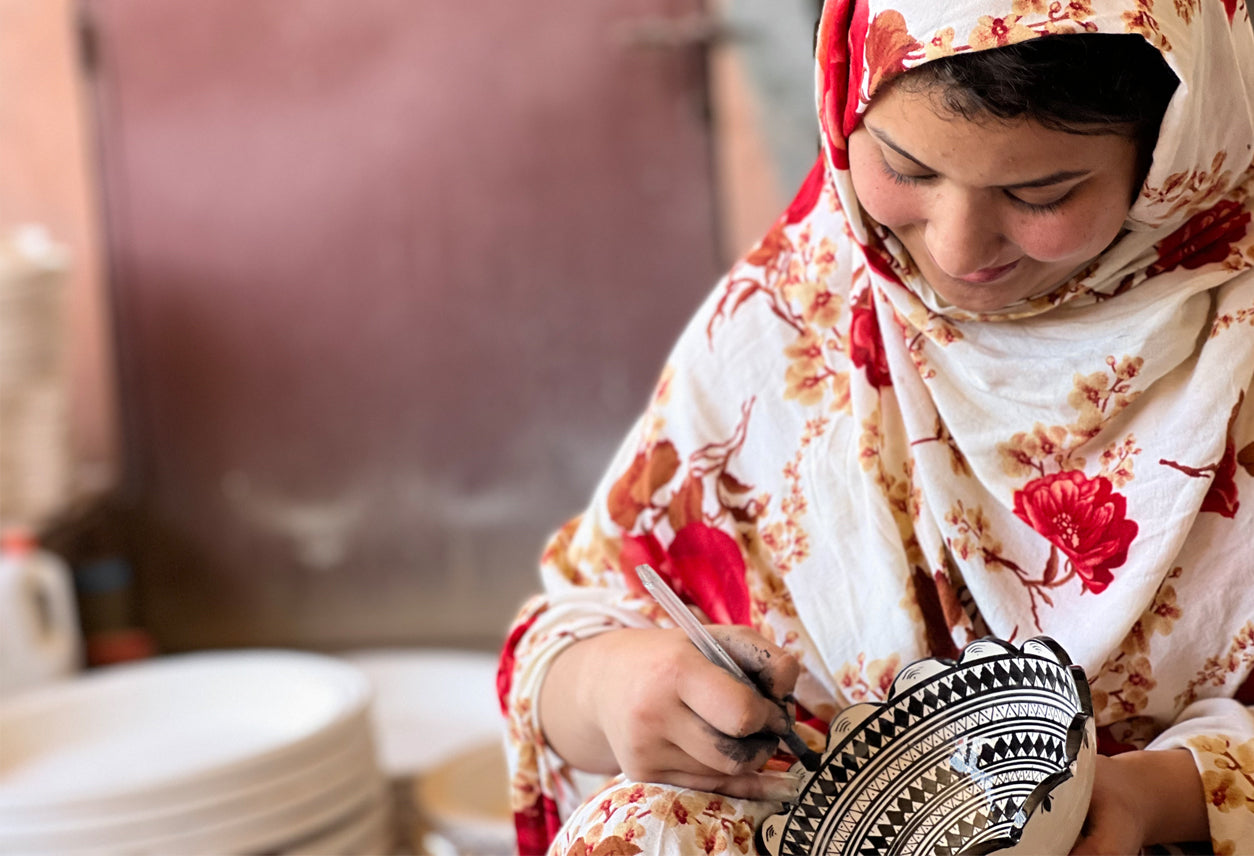 moroccan ceramic nesting bowls by verve culture