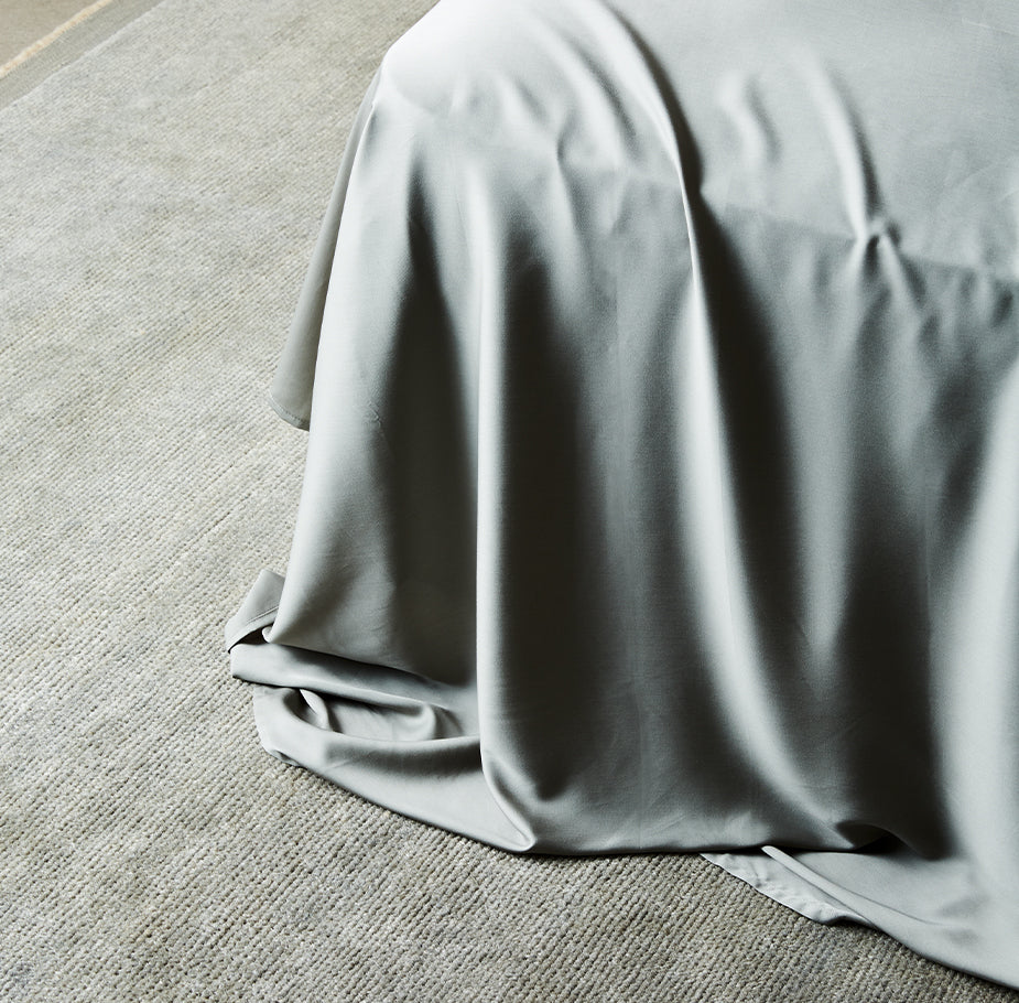 signature sateen flat sheet by ettitude