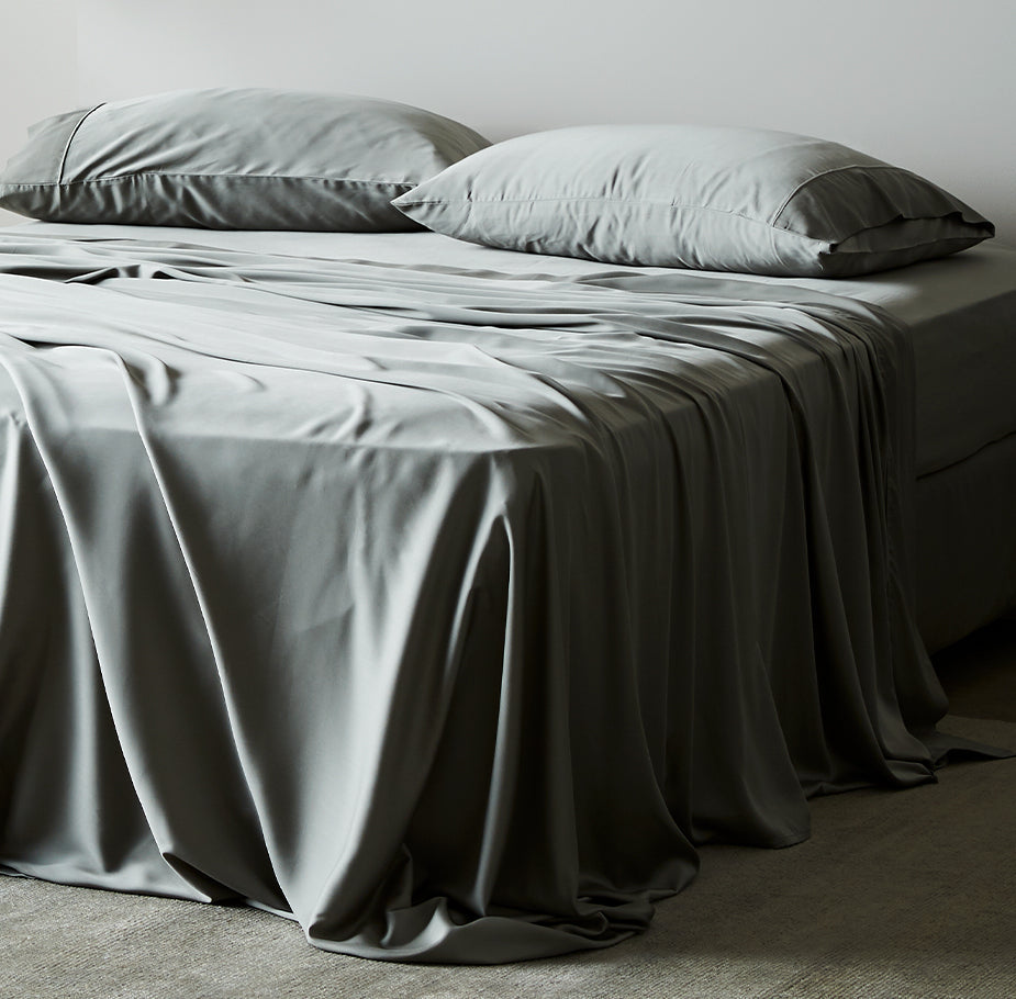 signature sateen flat sheet by ettitude