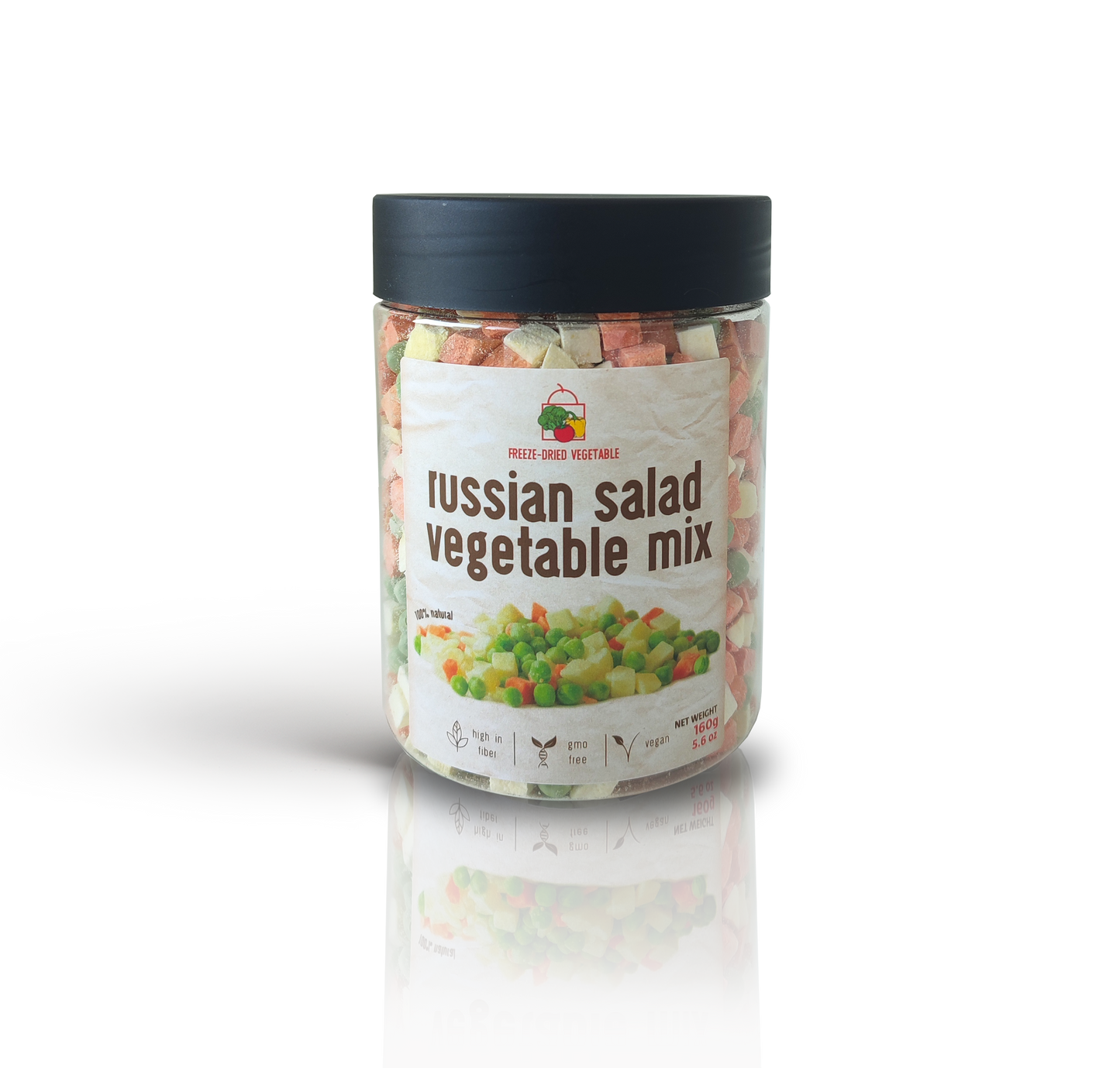 russian salad vegetable mix by the rotten fruit box