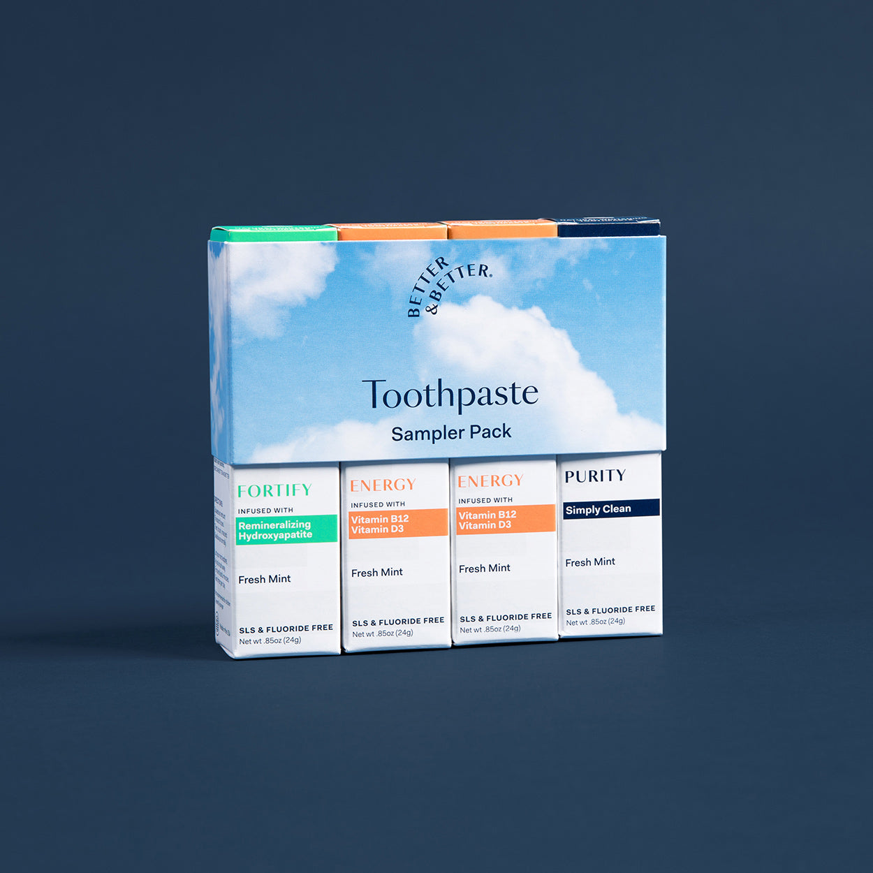 toothpaste sampler pack by better & better