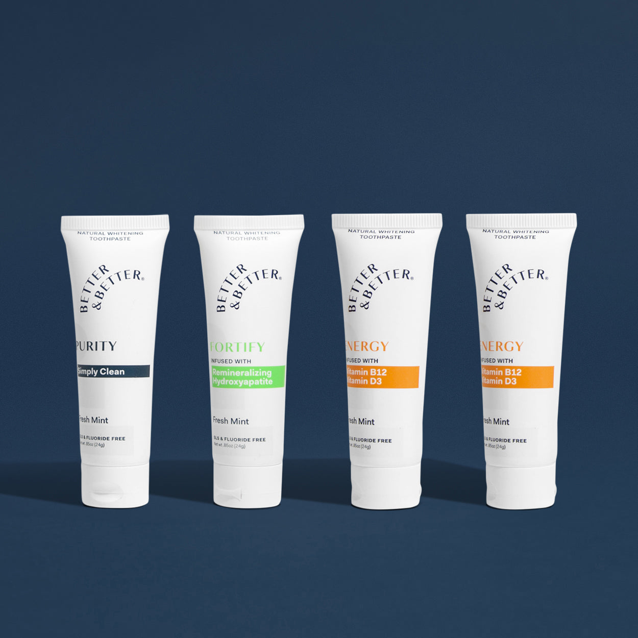 toothpaste sampler pack by better & better