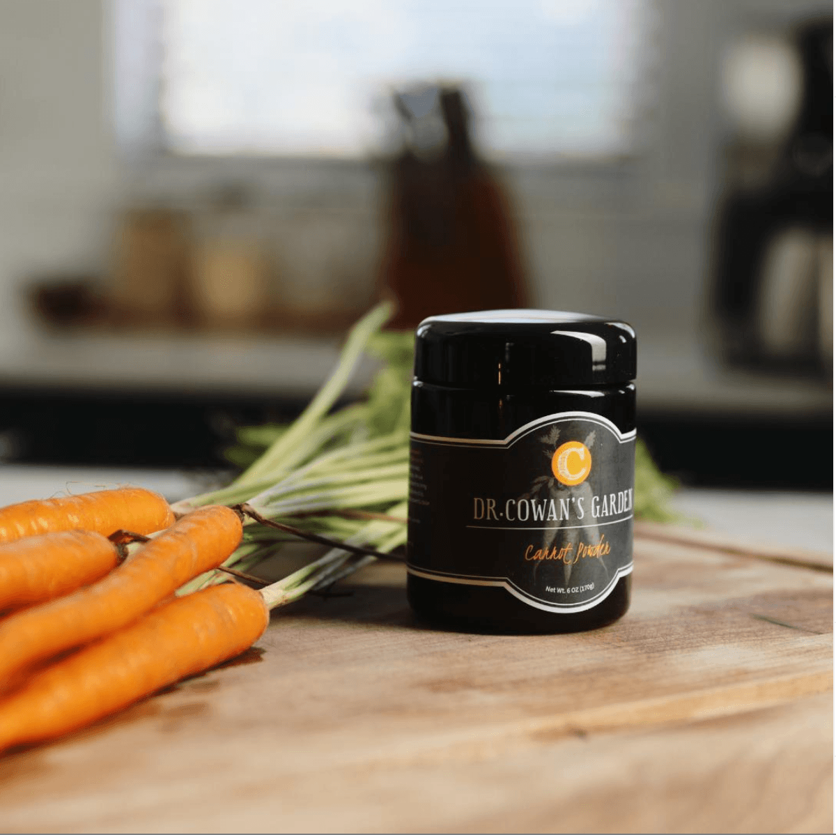 organic carrot powder by dr. cowan's garden