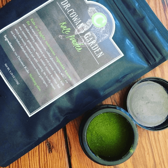 organic kale powder by dr. cowan's garden