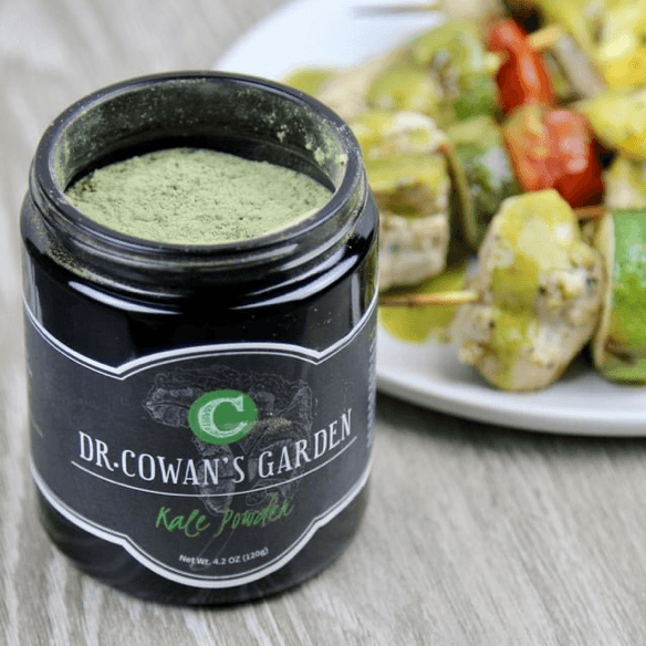 organic kale powder by dr. cowan's garden