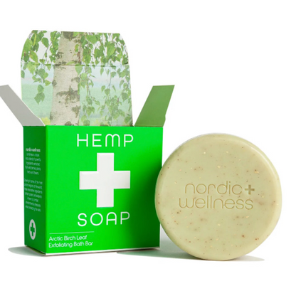 Nordic+Wellness - Hemp and Vitamin C Exfoliating Scrub Soap by Distinct Bath & Body