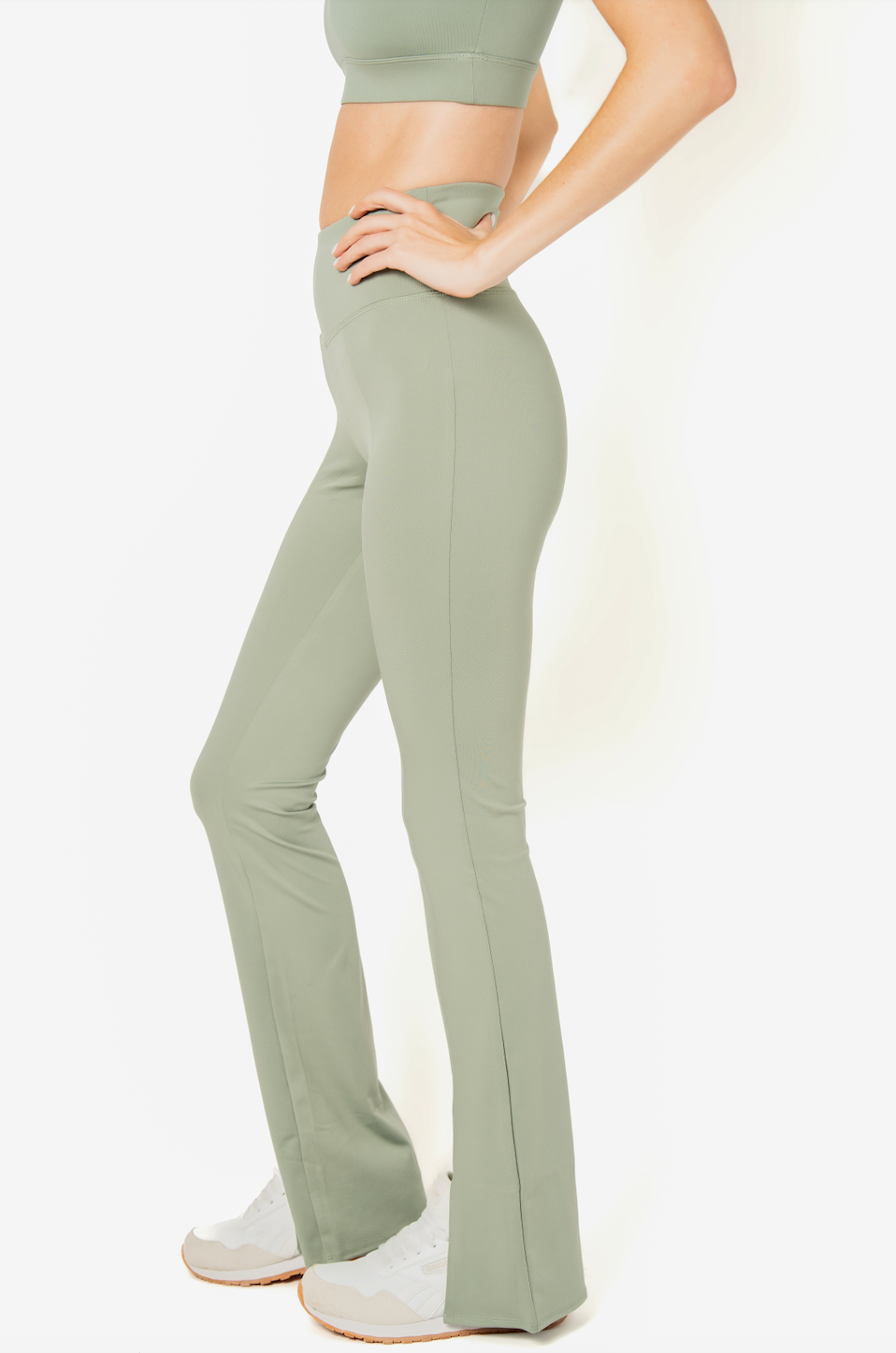 cut out bootcut legging by seaav