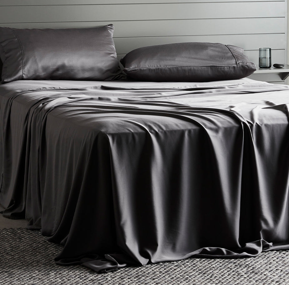 signature sateen flat sheet by ettitude