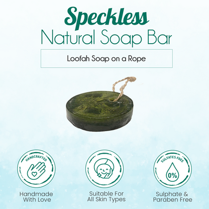 Speckless Soap Bar. Chia, Lemon, Parsley, and Coconut Oil. by BeNat