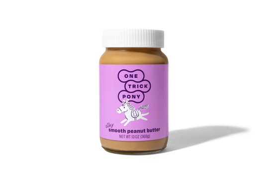 One Trick Pony Smooth Peanut Butter Jars - 6 Jars by Farm2Me