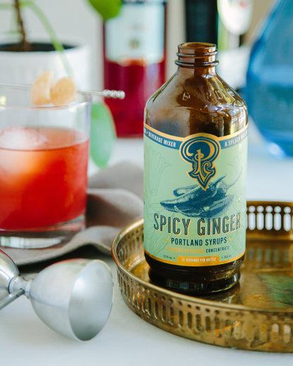 Spicy Ginger Syrup two-pack by Portland Syrups