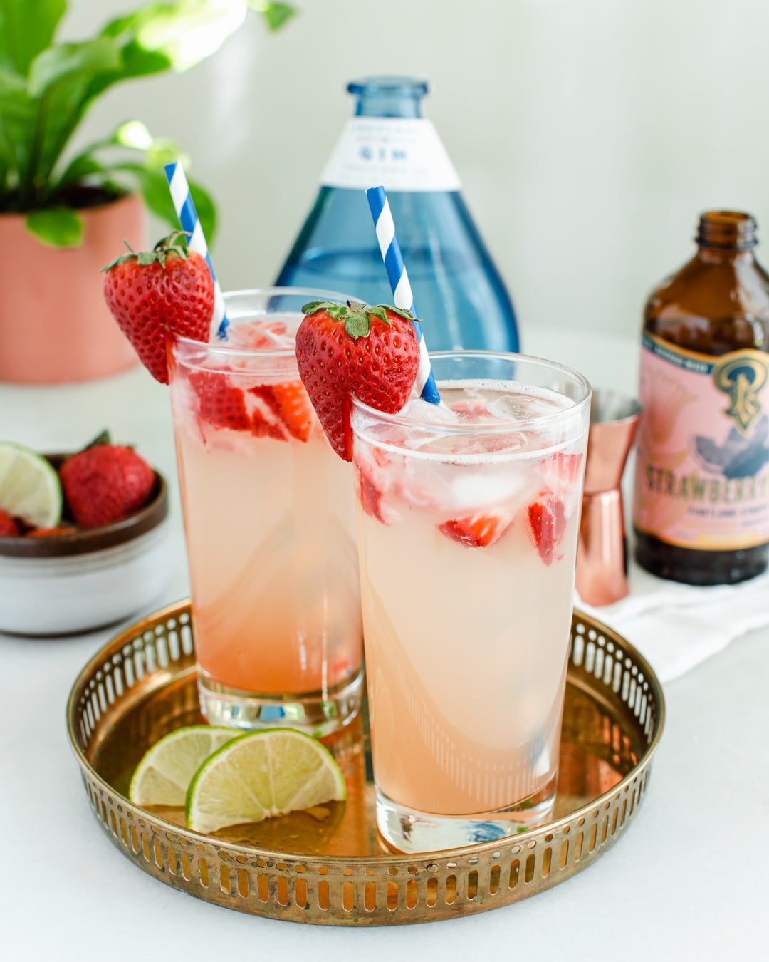 strawberry lemon-lime syrup two-pack