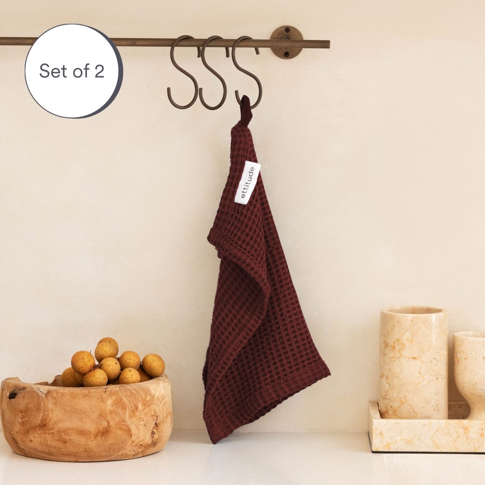 waffle towels by ettitude