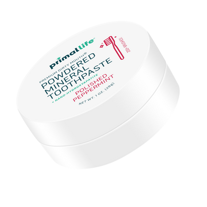 Toothpowder /  Powdered Mineral Toothpaste by Primal Life Organics #1 Best Natural Dental Care