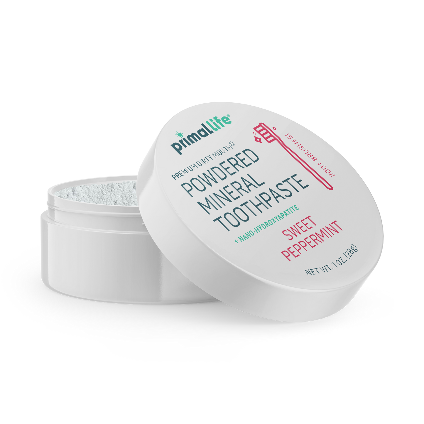 toothpowder /  powdered mineral toothpaste by primal life organics #1 best natural dental care