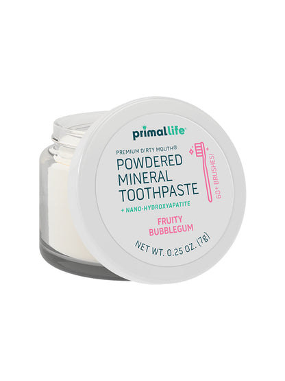 Toothpowder /  Powdered Mineral Toothpaste by Primal Life Organics #1 Best Natural Dental Care