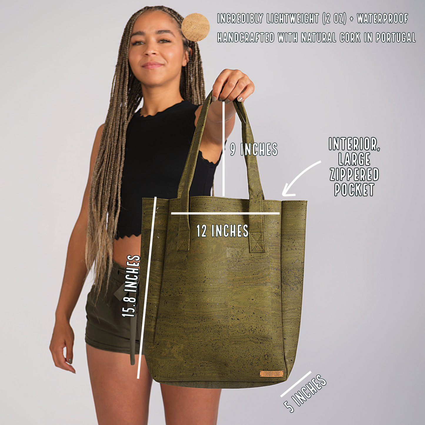 farmers market tote bag by tiradia cork