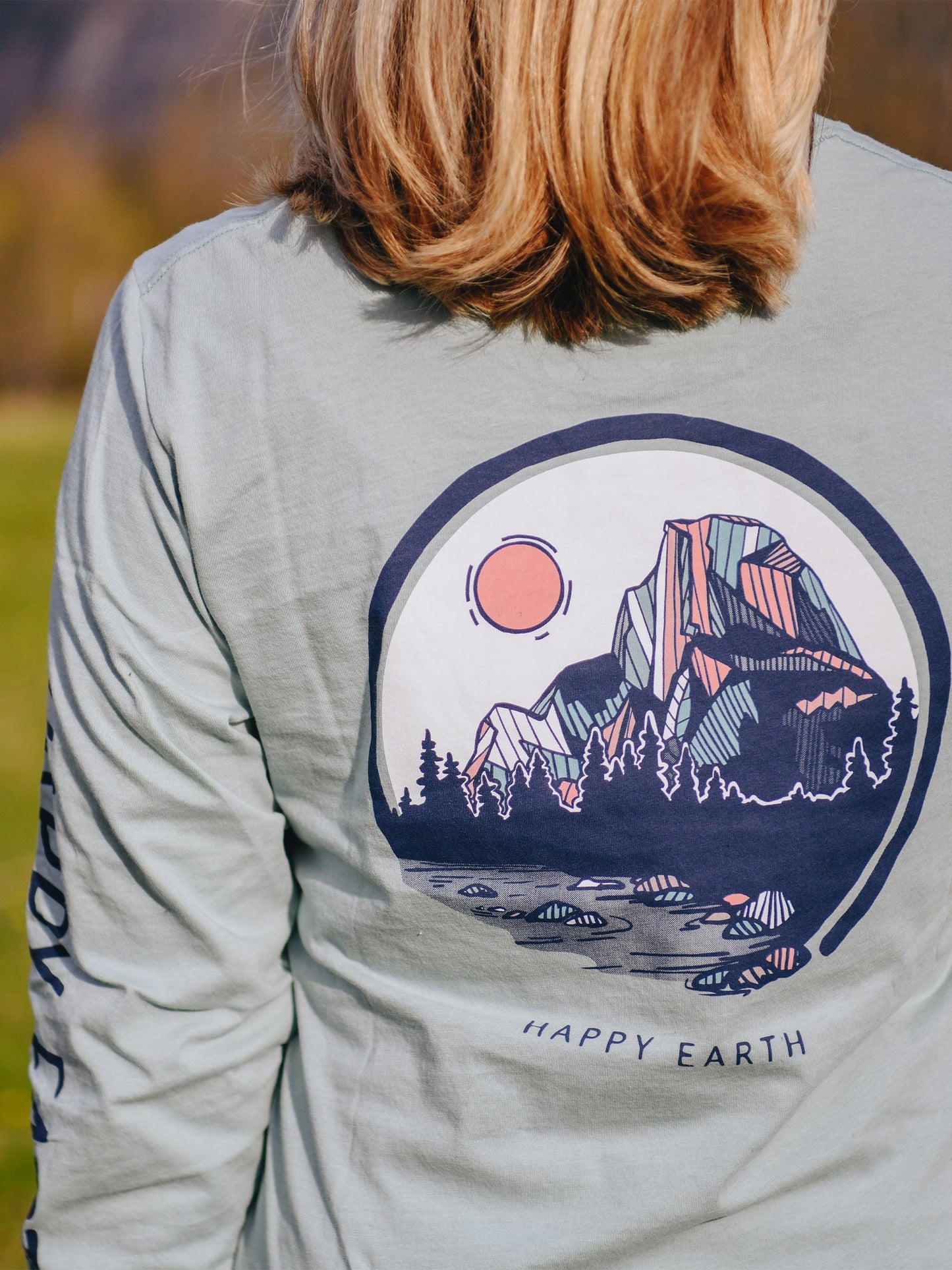 half dome tee by happy earth