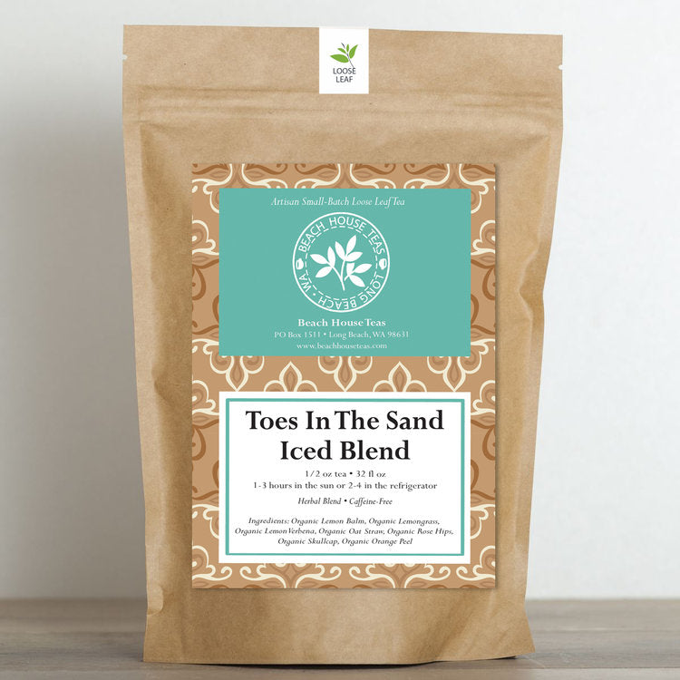 toes in the sand iced blend by beach house teas