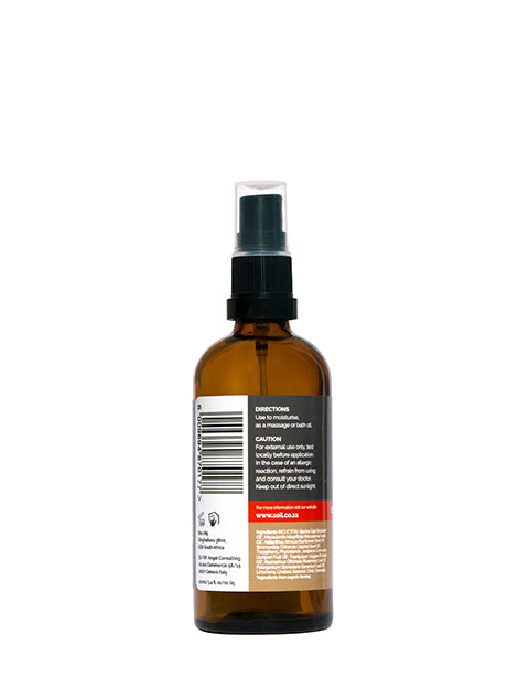 organic toning blended oil 100ml by soil organic aromatherapy and skincare