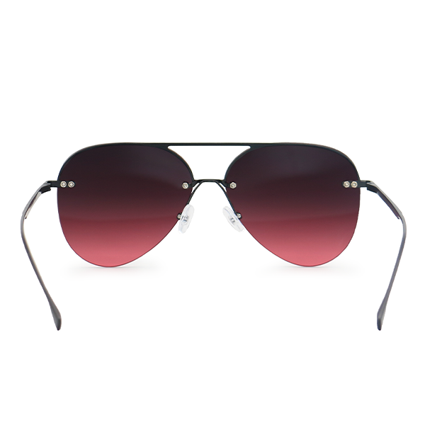 smaller megan 2 - ruby metal aviator sunglasses by topfoxx