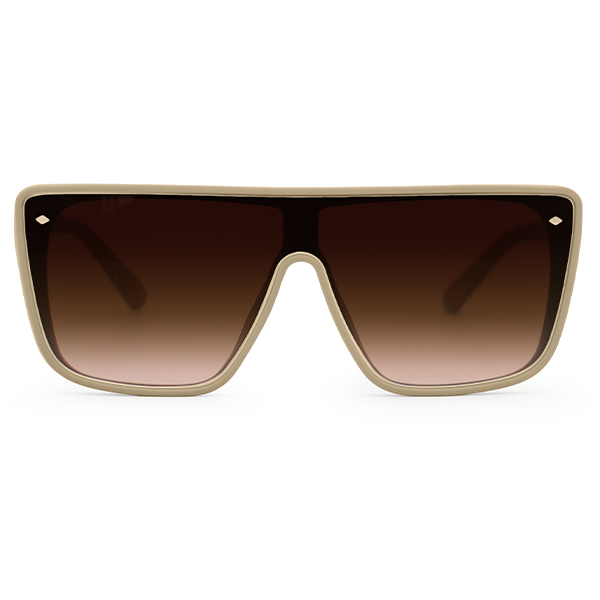 rayz - limited edition nude squared sunglasses by topfoxx