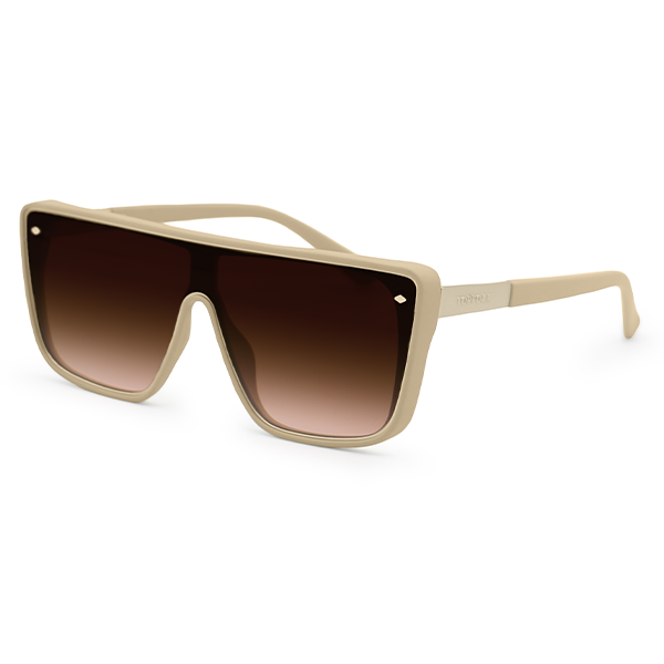 rayz - limited edition nude squared sunglasses by topfoxx