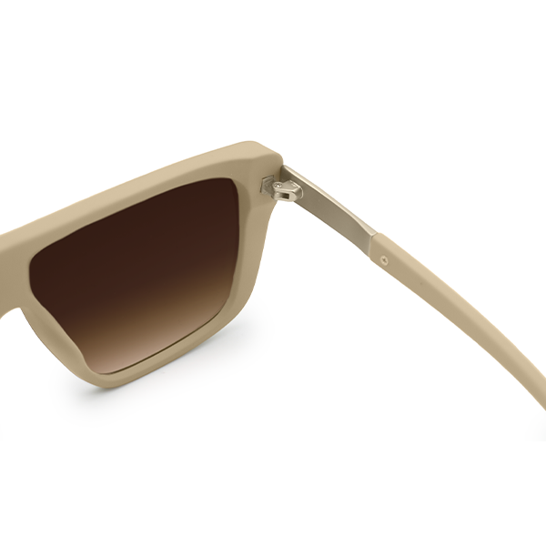 rayz - limited edition nude squared sunglasses by topfoxx