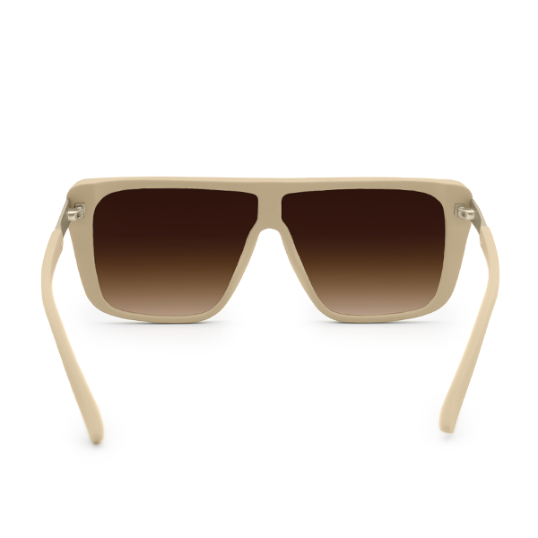 rayz - limited edition nude squared sunglasses by topfoxx