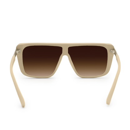 Rayz - Limited Edition Nude Squared Sunglasses by TopFoxx