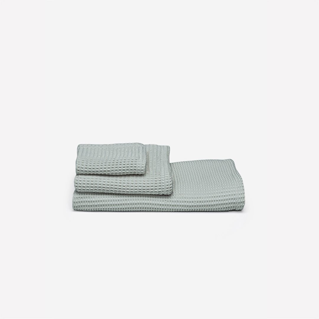 waffle towel set by ettitude