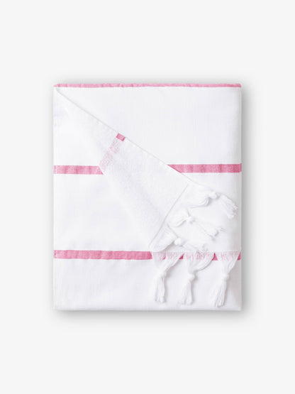 Flamingo Positano Turkish Towel by Laguna Beach Textile Company