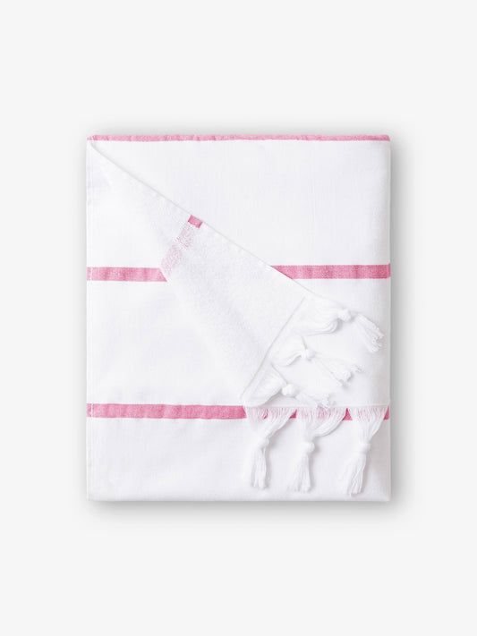 Flamingo Positano Turkish Towel by Laguna Beach Textile Company