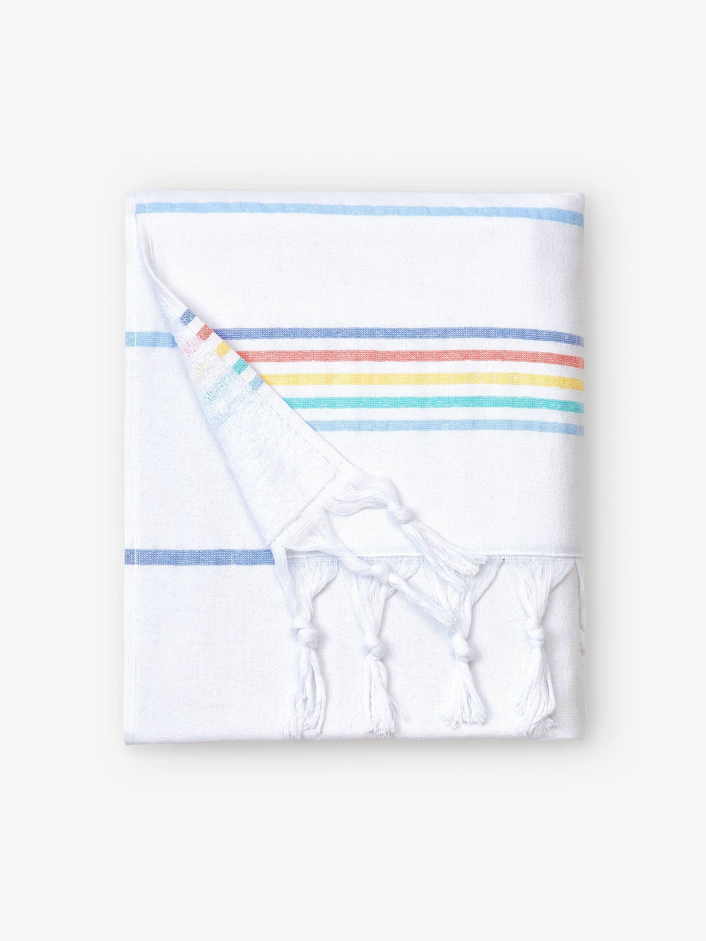 rainbow miami turkish towel by laguna beach textile company