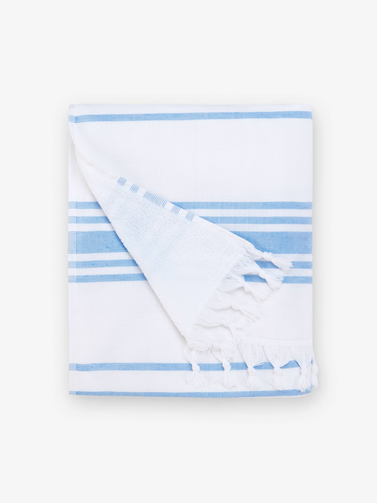 sky blue classic turkish towel by laguna beach textile company