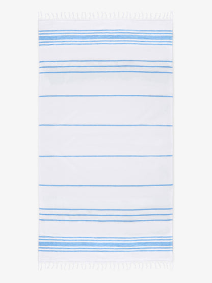 Sky Blue Classic Turkish Towel by Laguna Beach Textile Company