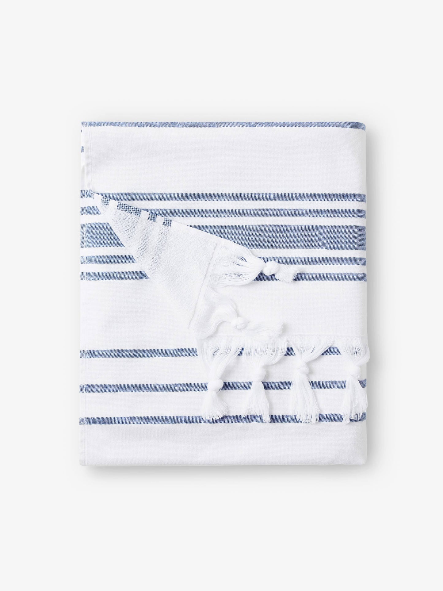 white azul classic turkish towel by laguna beach textile company