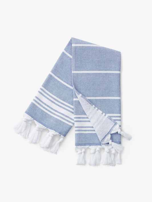 Azul Classic Turkish Hand Towel by Laguna Beach Textile Company