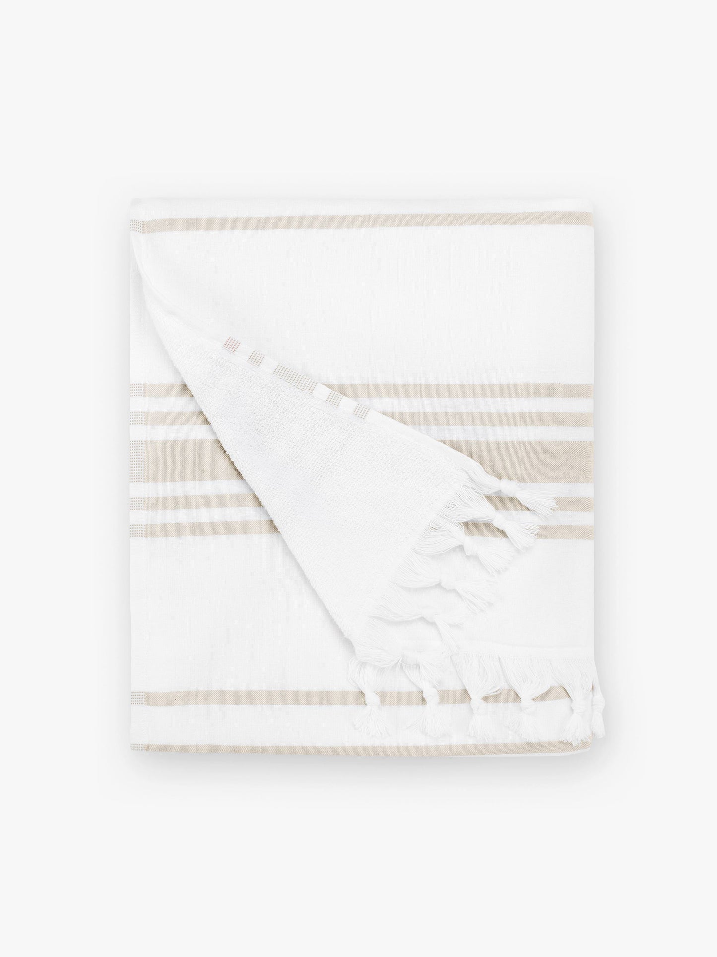 white dune classic turkish towel by laguna beach textile company