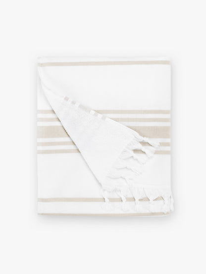 White Dune Classic Turkish Towel by Laguna Beach Textile Company