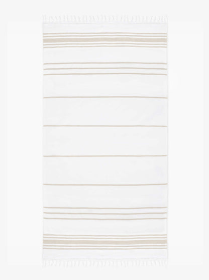 White Dune Classic Turkish Towel by Laguna Beach Textile Company